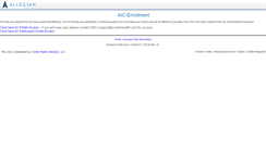 Desktop Screenshot of aic-enroll.com