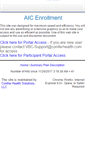 Mobile Screenshot of aic-enroll.com